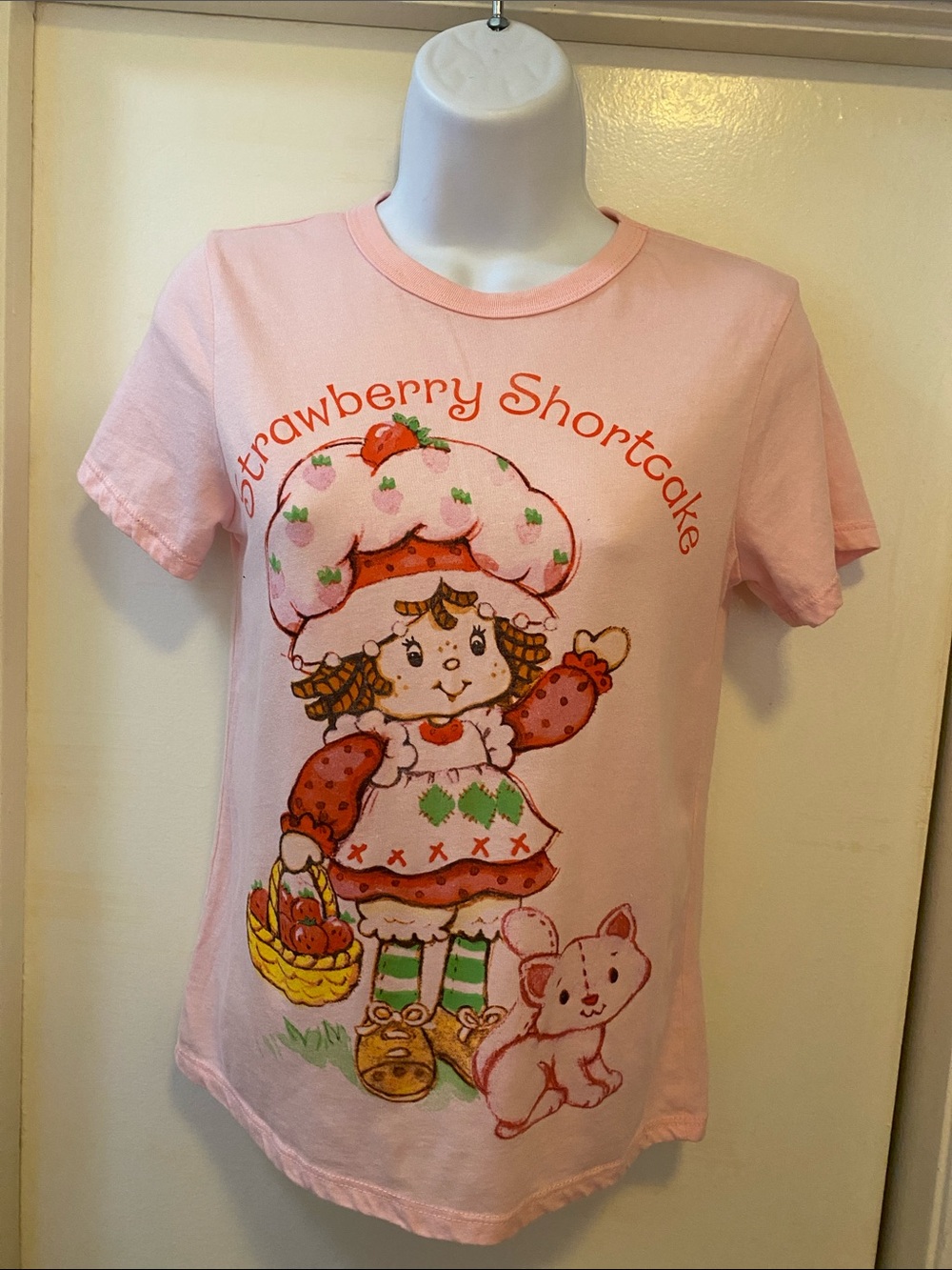 Strawberry Shortcake Pink Graphic Kids Tee